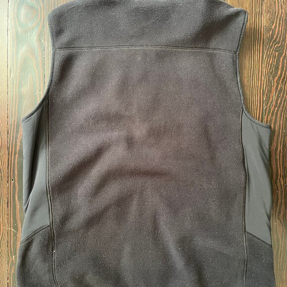 Vineyard Vines Fleece Vest Men's Size Large Black Full Zip - Picture 2 of 2